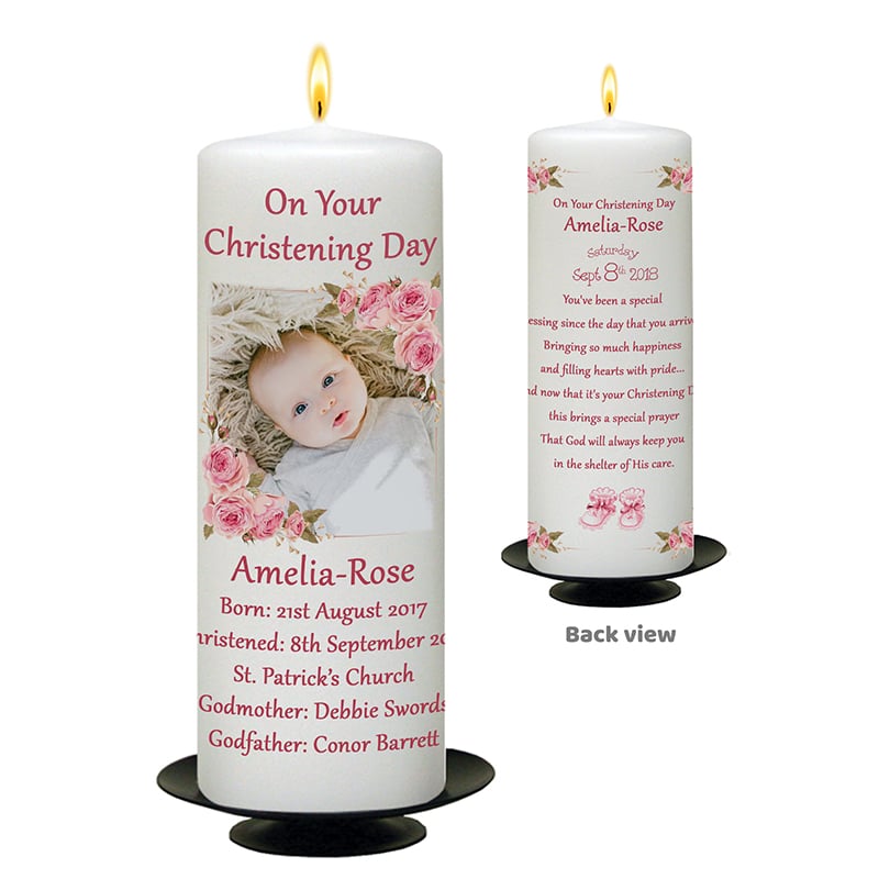 candle-christening-booties-and-flower-border-pink-photo